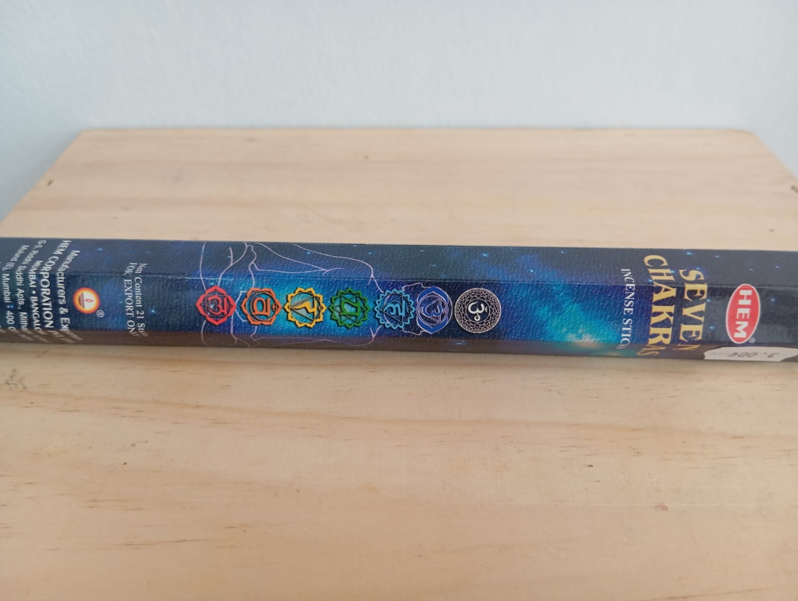 BATONS ENCENS 7 CHAKRAS