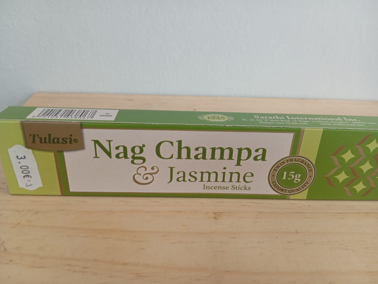 BATONS ENCENS NAG CHAMPA § JASMIN – 15 G