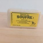 savon soufre 125 g AUDA FLORA. soin corps visage